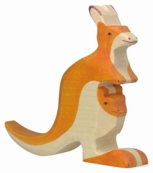 Känguruh mit Jungem
