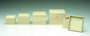 Holzbox rechteckig 6x6x5cm