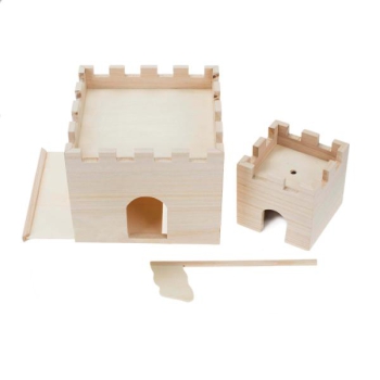 Burg 3tlg mit Fahne