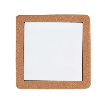 Korkuntersetzer mit Keramik Quadrat 19x19cm