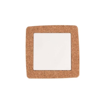 Korkuntersetzer mit Keramik Quadrat 14x14cm