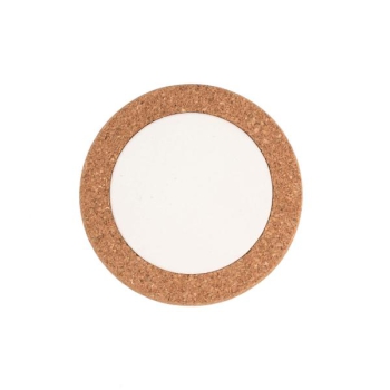 Korkuntersetzer mit Keramik rund 14cm