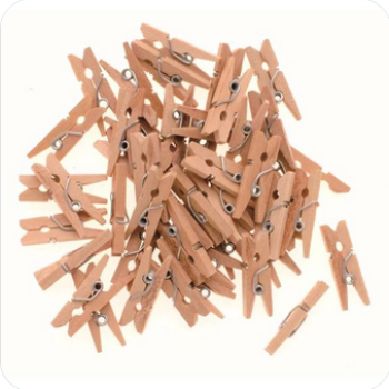 Wäscheklammern Holz 25mm 48St