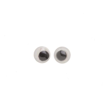 Wackelaugen 8mm rund