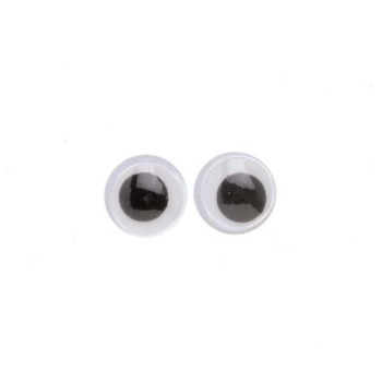 Wackelaugen 10mm rund