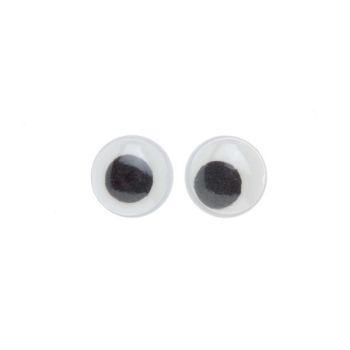 Wackelaugen 16mm rund