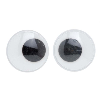 Wackelaugen 26mm rund