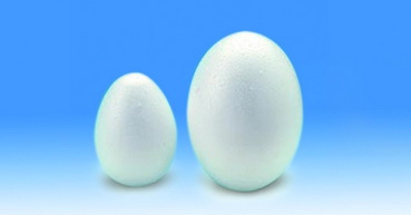 Styropor-Eier 2,5 cm 20St