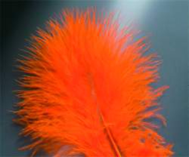 Marabufedern,orange