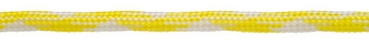 Paracord 2x4mm Rolle 50m gemustert, hellgelb