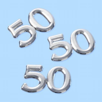 Streuteile Zahl "50"