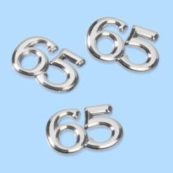 Streuteile Zahl "65"