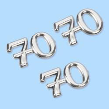 Streuteile Zahl "70"