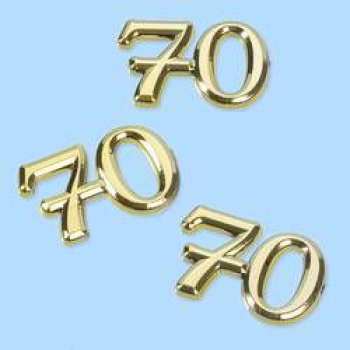 Streuteile Zahl "70"