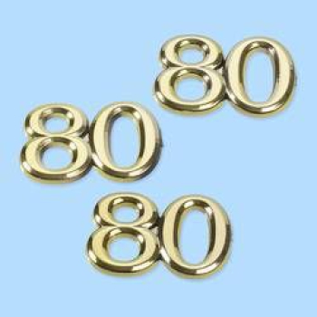Streuteile Zahl "80"
