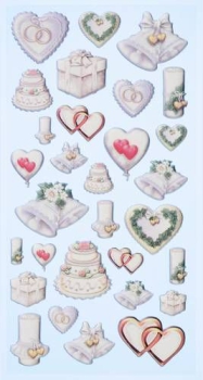 SOFTY-Stickers Hochzeit II