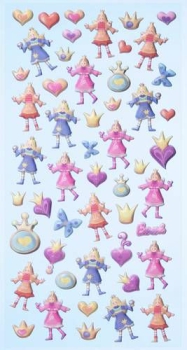 SOFTY-Stickers Prinzessin