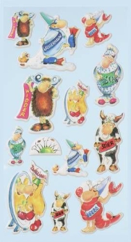 SOFTY-Stickers Pfiffxx Sternzeichen I