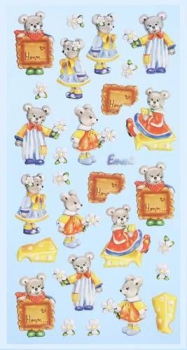 SOFTY-Stickers Lustige m&sup2;uschen