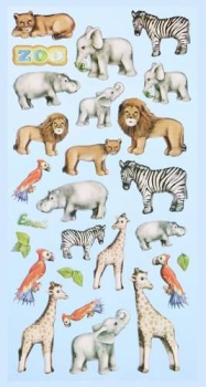 SOFTY-Stickers Zootiere