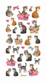 SOFTY-Stickers Katzen