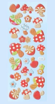 SOFTY-Stickers Fliegenpilz