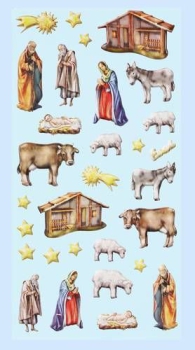 SOFTY-Stickers Weihnachtskrippe
