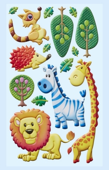 SOFTY-Sticker Lustige Tiere III