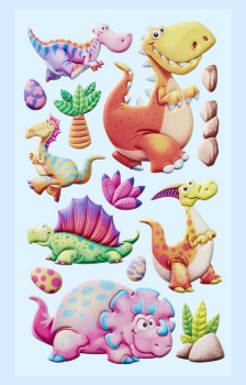 SOFTY-Sticker Dinos III