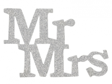 Mr. & Mrs. 11cm silber