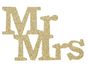 Mr. & Mrs. 11cm gold