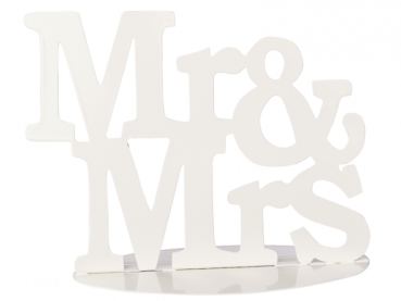 Mr.&Mrs. Deko weiss 14cm