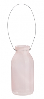 Deko-Flasche 10,5x4,8x3cm rosenholz