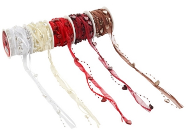 TRENDY-Band m. Herzen10m rot