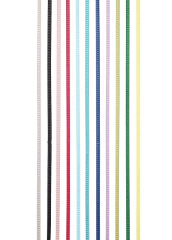 Rippsband 3mm 25m grau