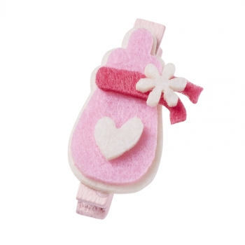 Baby-Flasche 4cm m. Clip rosa