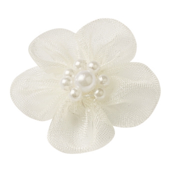 Tüllblüten 30mm creme