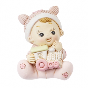 Baby-Girl 2 D mit Eisenbahn 4,5cm