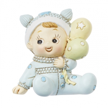 Baby-Boy 2 D mit Luftballon 4,5cm