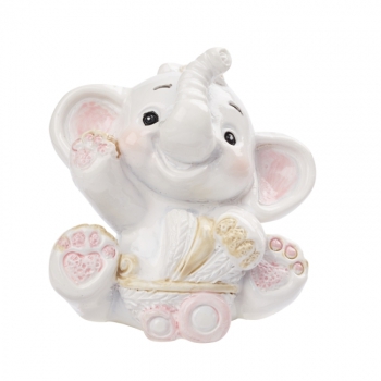 Baby-Elefant rosa 3,5cm