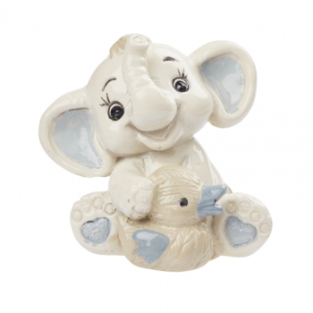 Baby-Elefant hellblau 3,5cm