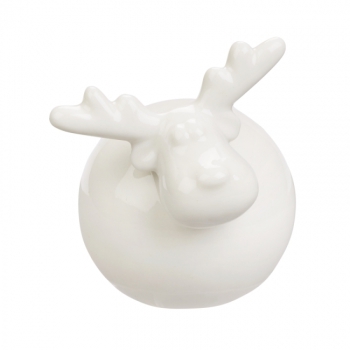 Elch 6cm weiss