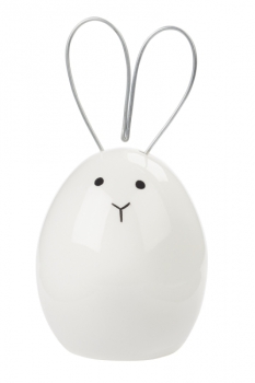 Hase 9,5cm weiss