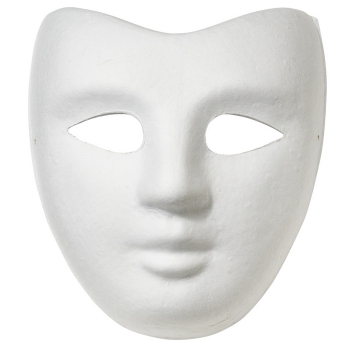 Maske V 22x19cm