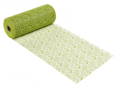 Deko-Stoff Netz-optik 29cm x 15m hellgrün