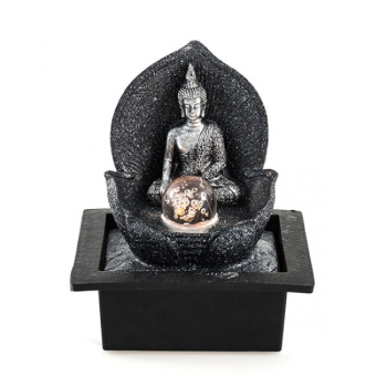 Brunnen "Silver Buddha" 20.5x17.5x26cm