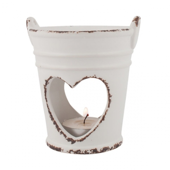 Preview: Duftlampe "Old Romantic II" 10.5cm weiß