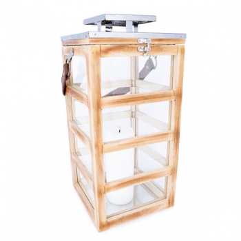 Preview: Laterne "Sylt" groß L20.5xB20.5xH43.5cm