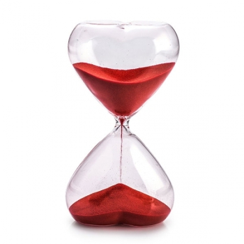 Sanduhr "Red 30 Min" H 19.5 x &empty;11cm