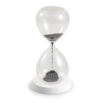 Sanduhr "White Magic" H 16.5 x &empty;8.5cm